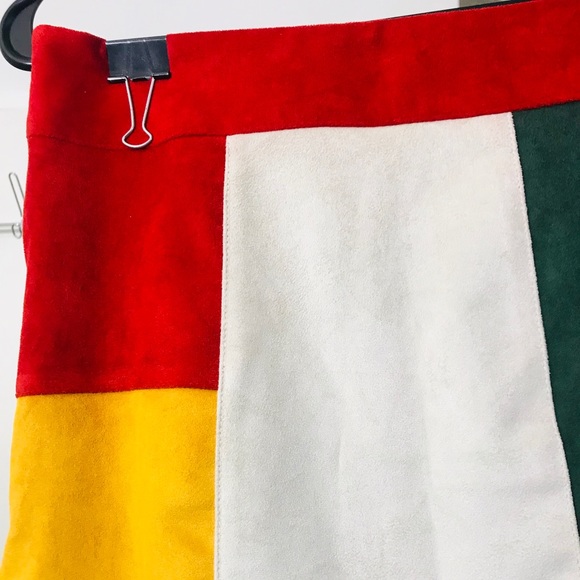 Vintage Bauhaus Skirt Suede - Picture 4 of 4